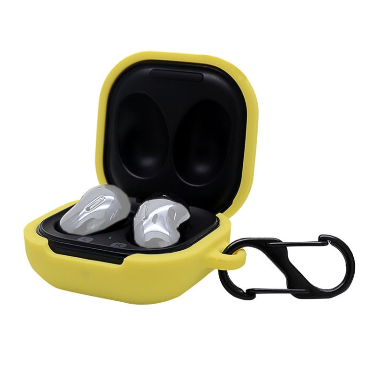 For Samsung Galaxy Buds Live Anti-fall Silicone Earphone Protective Case with Hook