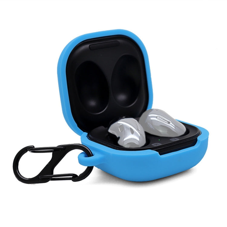 For Samsung Galaxy Buds Live Anti-fall Silicone Earphone Protective Case with Hook