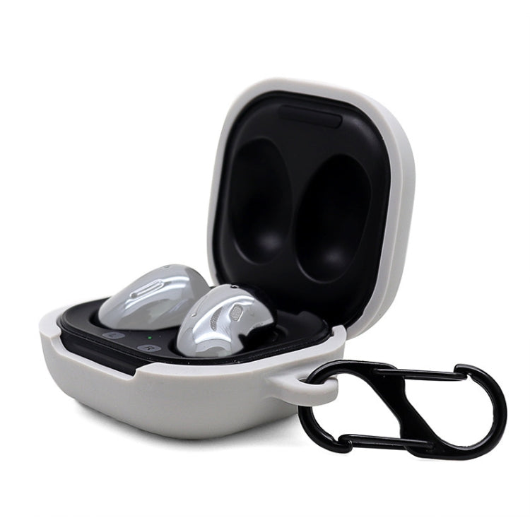 For Samsung Galaxy Buds Live Anti-fall Silicone Earphone Protective Case with Hook