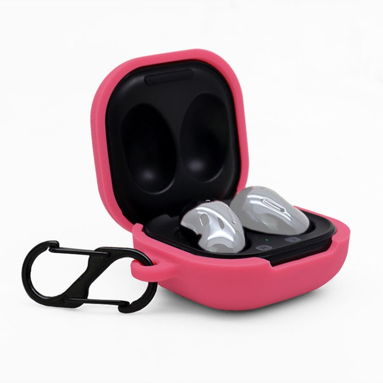 For Samsung Galaxy Buds Live Anti-fall Silicone Earphone Protective Case with Hook