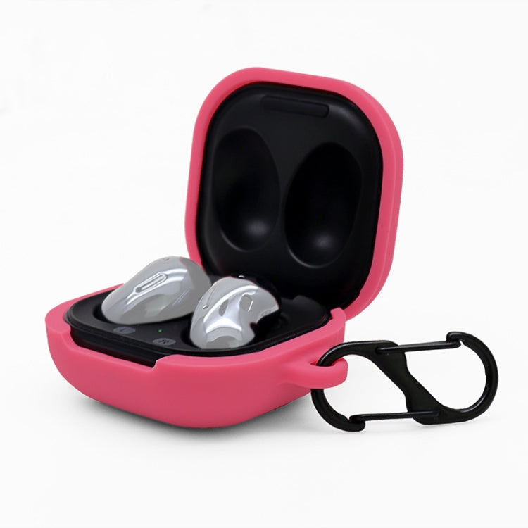 For Samsung Galaxy Buds Live Anti-fall Silicone Earphone Protective Case with Hook