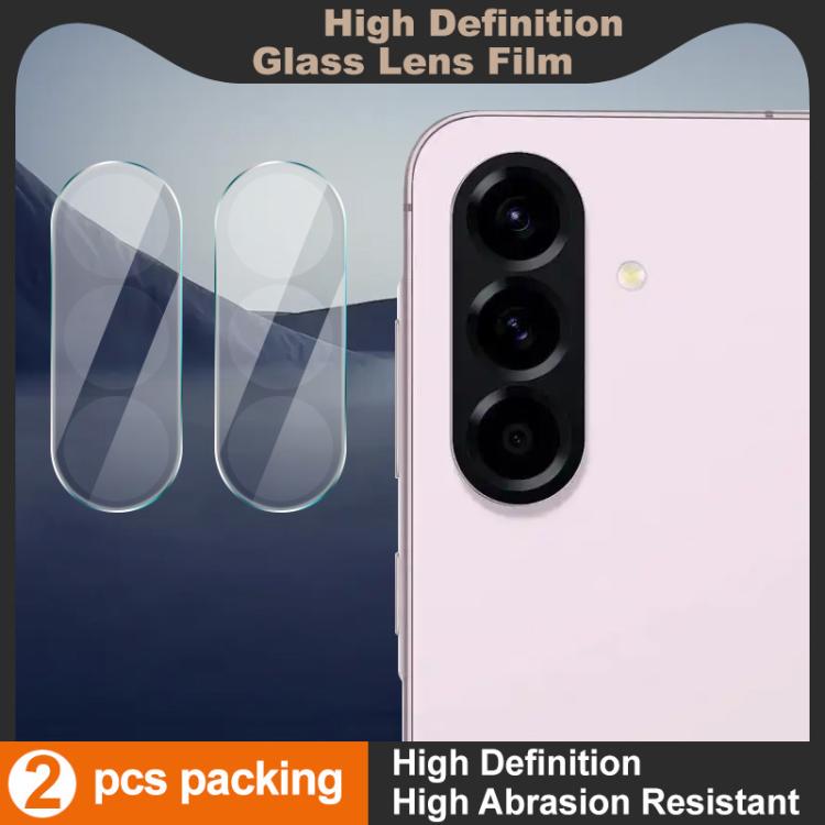 For Samsung Galaxy A56 5G 2 PCS/Set IMAK HD Glass Rear Camera Lens Film