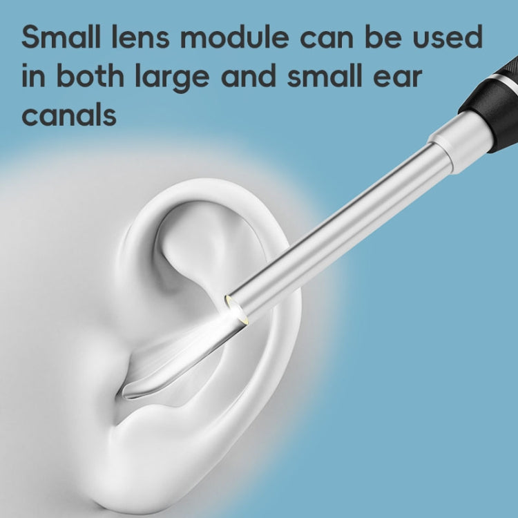 NK-5101 HD Smart Visual Ear Spoon - Black + White