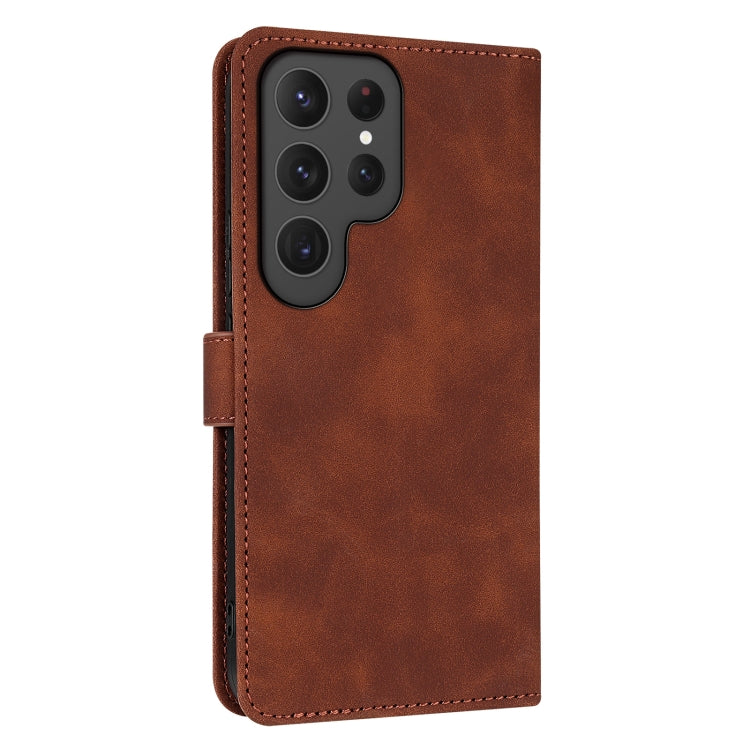 For Samsung Galaxy S25 Ultra 5G AZNS Skin Feel Calf Texture Flip Leather Phone Case
