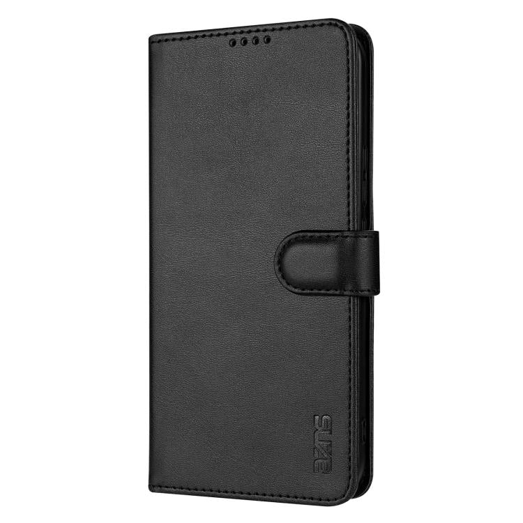 For Samsung Galaxy S25 Edge 5G AZNS Skin Feel Calf Texture Flip Leather Phone Case