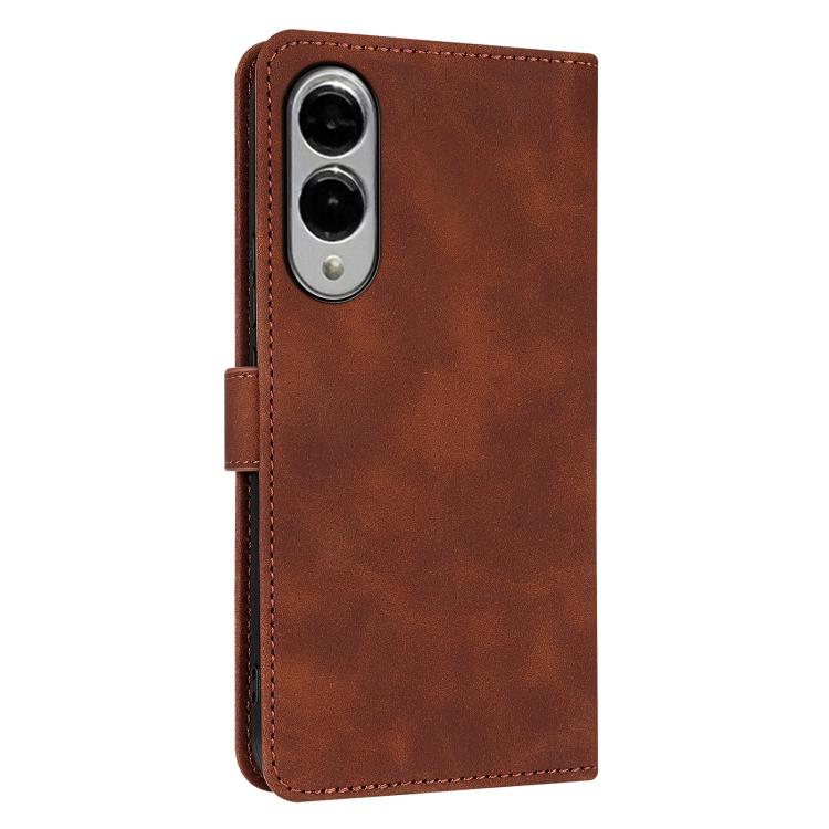 For Samsung Galaxy S25 Edge 5G AZNS Skin Feel Calf Texture Flip Leather Phone Case
