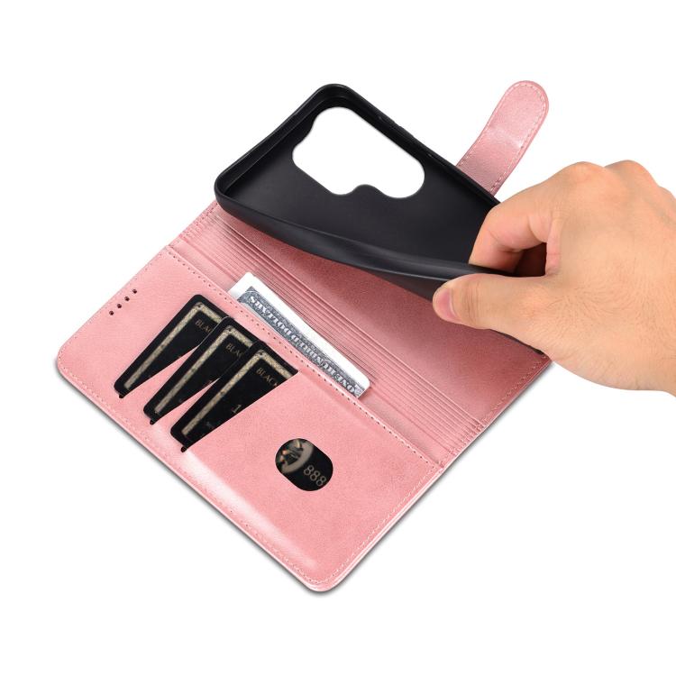 For Samsung Galaxy S26 Ultra 5G AZNS Skin Feel Calf Texture Flip Leather Phone Case