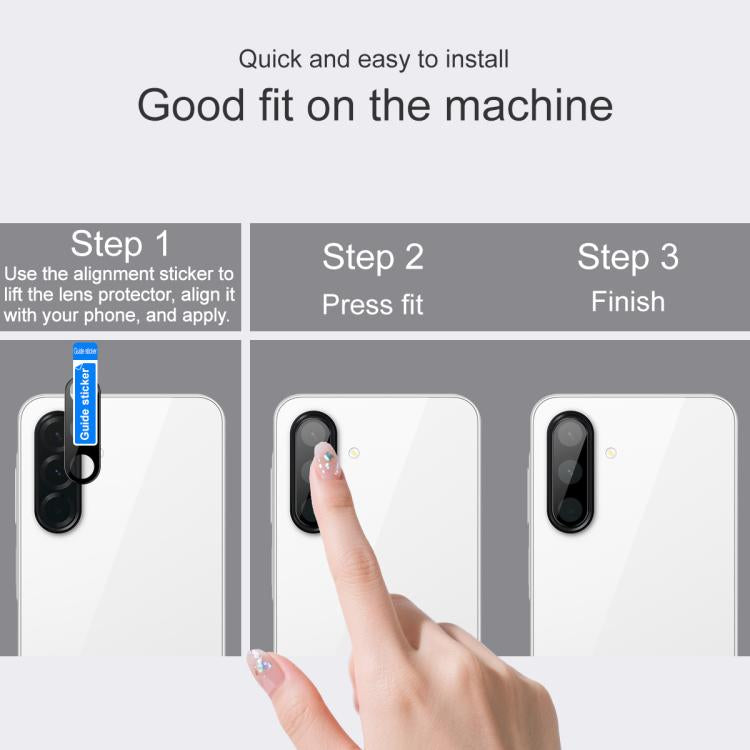 For Samsung Galaxy A17 5G IMAK Rear Camera Lens Glass Film Black Version