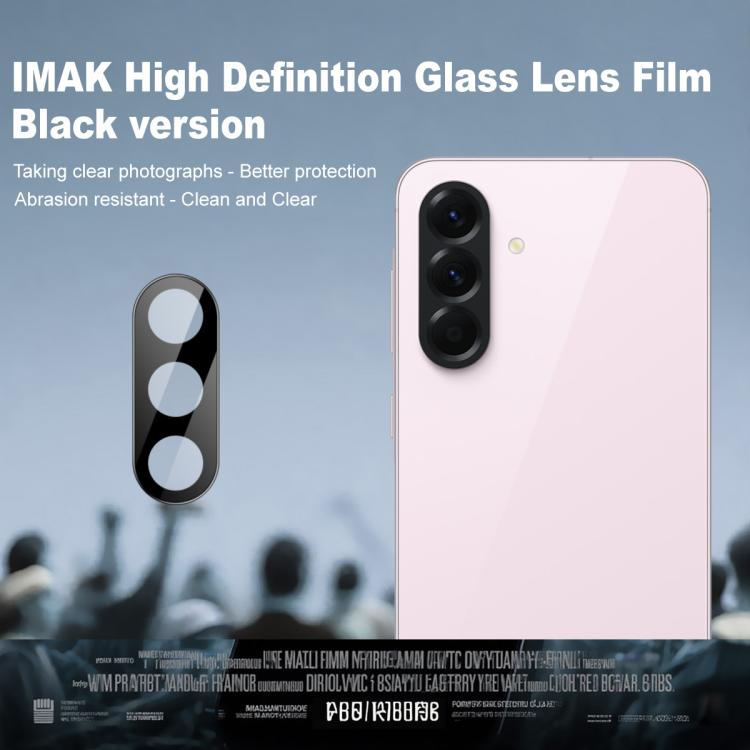 For Galaxy A27 5G IMAK Rear Camera Lens Glass Film Black Version