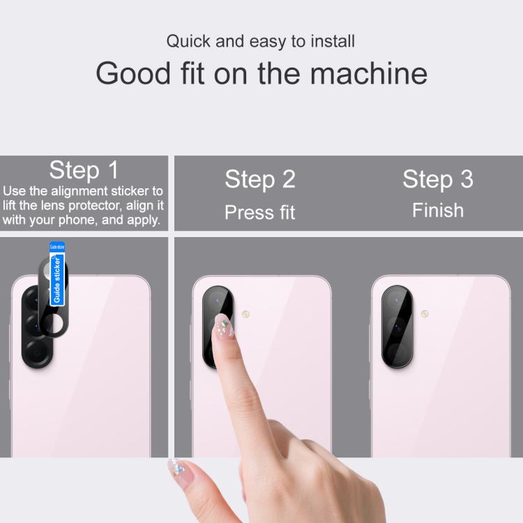 For Galaxy A27 5G IMAK Rear Camera Lens Glass Film Black Version