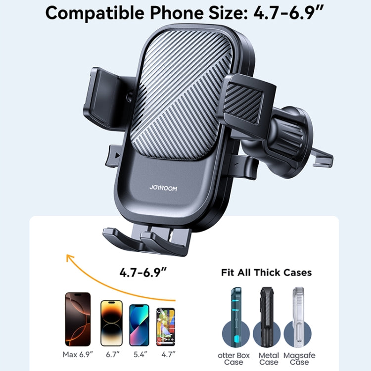 JOYROOM JR-OK6 Car Air Outlet Mechanical Phone Holder - Black
