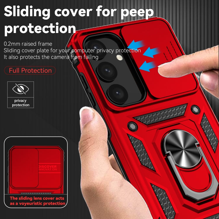 For Samsung Galaxy S25+ 5G Sliding Camshield Holder Phone Case