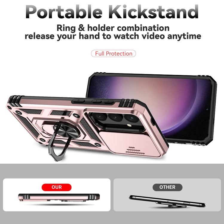 For Samsung Galaxy S25+ 5G Sliding Camshield Holder Phone Case