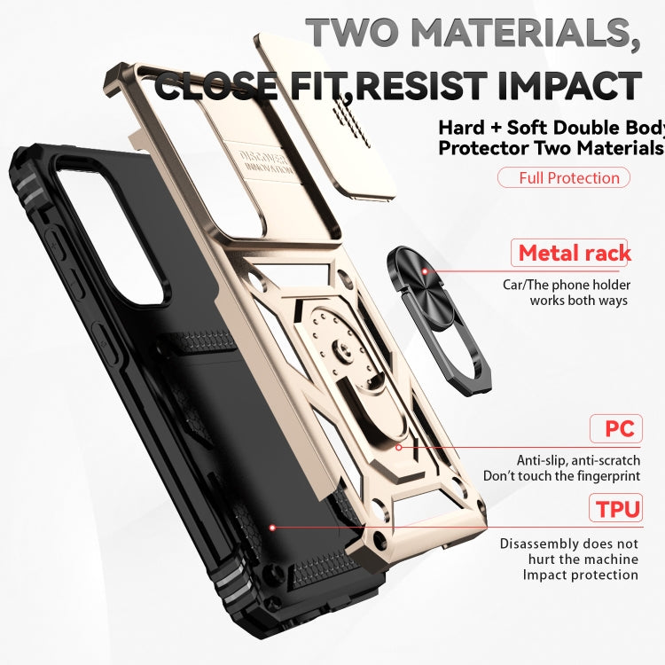 For Samsung Galaxy S25+ 5G Sliding Camshield Holder Phone Case