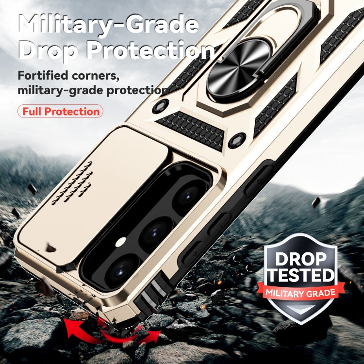 For Samsung Galaxy S25+ 5G Sliding Camshield Holder Phone Case