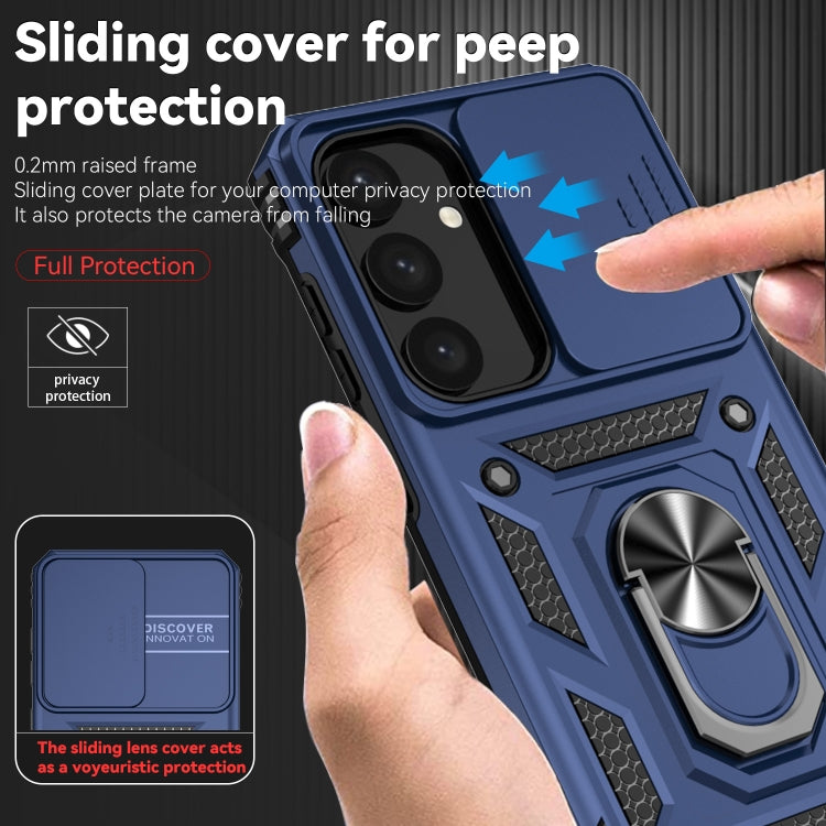 For Samsung Galaxy S25+ 5G Sliding Camshield Holder Phone Case
