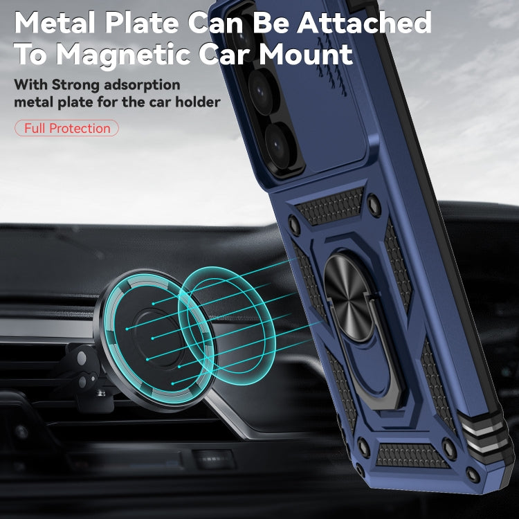 For Samsung Galaxy S25+ 5G Sliding Camshield Holder Phone Case