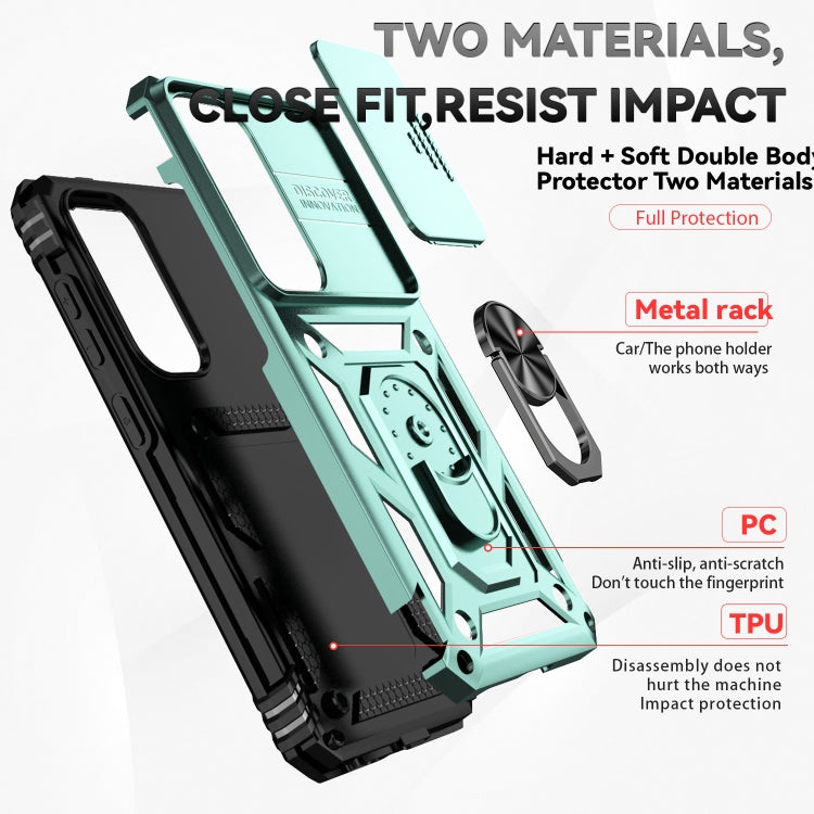 For Samsung Galaxy S25+ 5G Sliding Camshield Holder Phone Case
