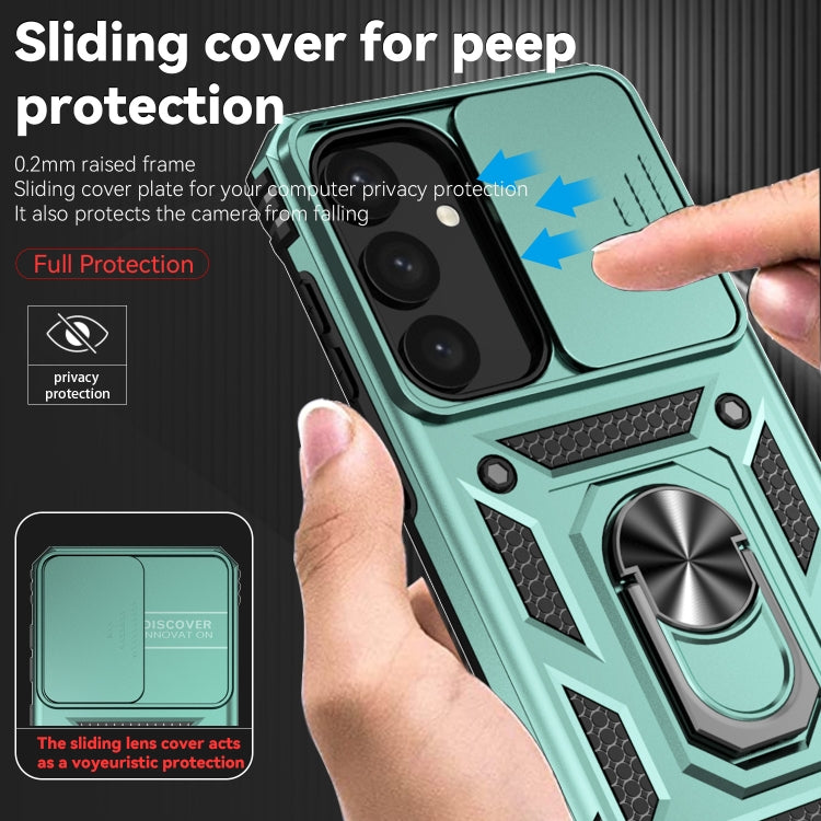 For Samsung Galaxy S25+ 5G Sliding Camshield Holder Phone Case