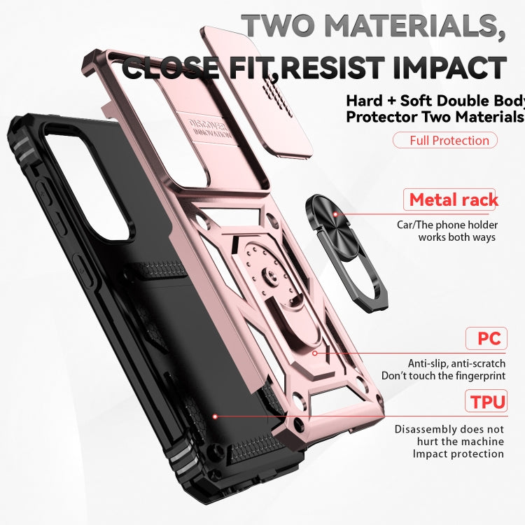 For Samsung Galaxy S25+ 5G Sliding Camshield Holder Phone Case