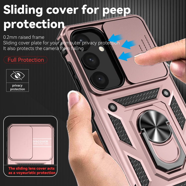 For Samsung Galaxy S25+ 5G Sliding Camshield Holder Phone Case