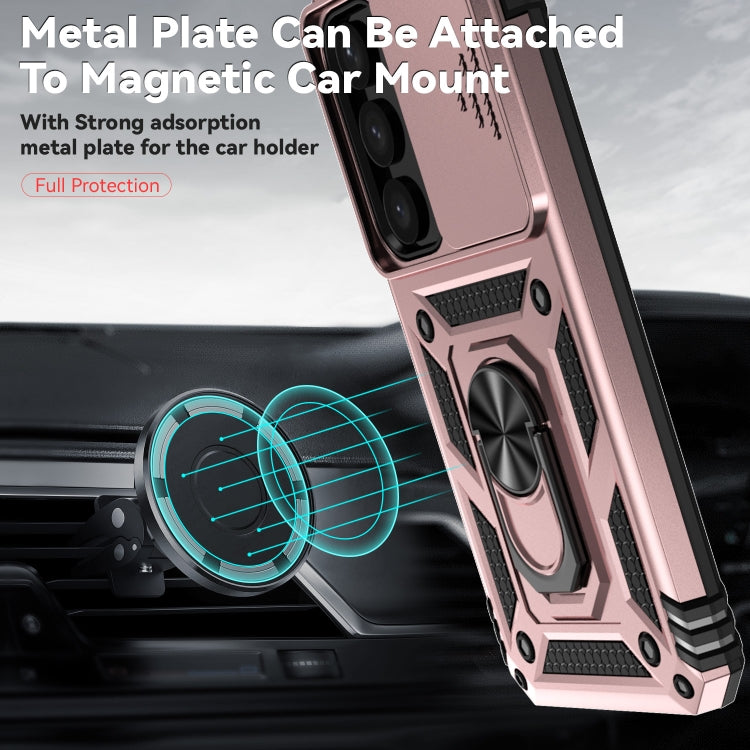 For Samsung Galaxy S25+ 5G Sliding Camshield Holder Phone Case