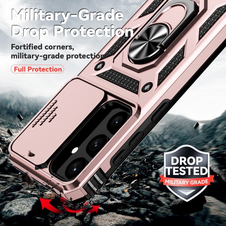 For Samsung Galaxy S25+ 5G Sliding Camshield Holder Phone Case