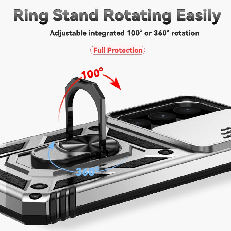 For Samsung Galaxy S25+ 5G Sliding Camshield Holder Phone Case