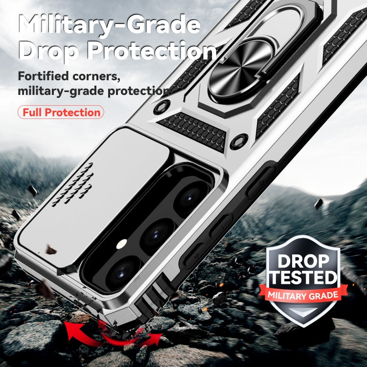 For Samsung Galaxy S25+ 5G Sliding Camshield Holder Phone Case