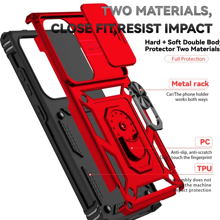 For Samsung Galaxy S25 Ultra 5G Sliding Camshield Holder Phone Case