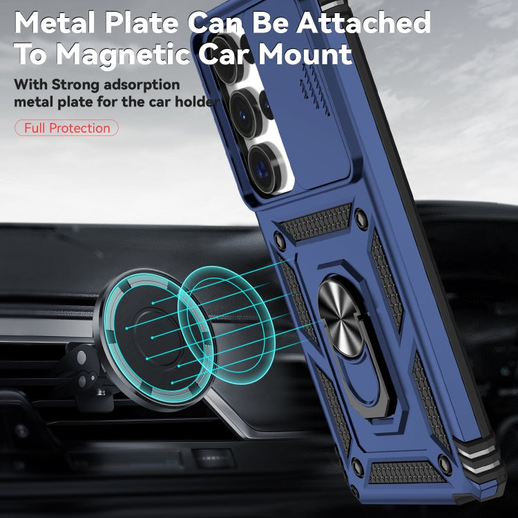 For Samsung Galaxy S25 Ultra 5G Sliding Camshield Holder Phone Case