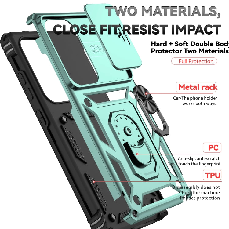 For Samsung Galaxy S25 Ultra 5G Sliding Camshield Holder Phone Case