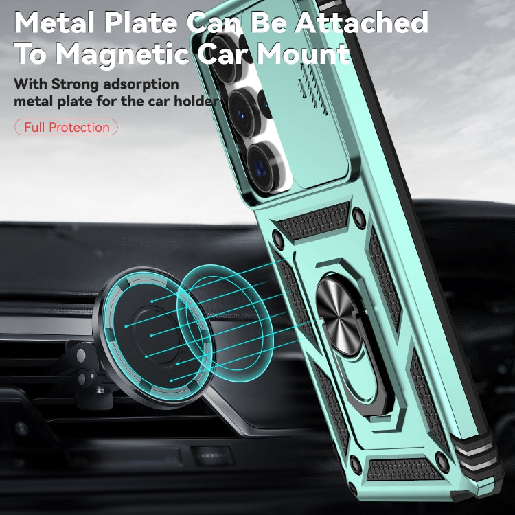 For Samsung Galaxy S25 Ultra 5G Sliding Camshield Holder Phone Case