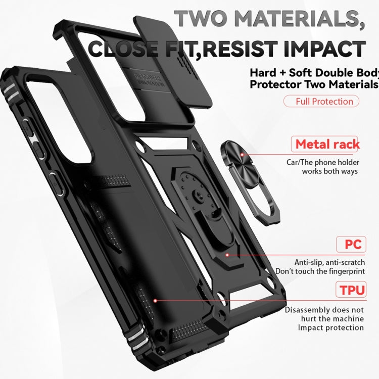 For Samsung Galaxy S24 FE 5G Sliding Camshield Holder Phone Case