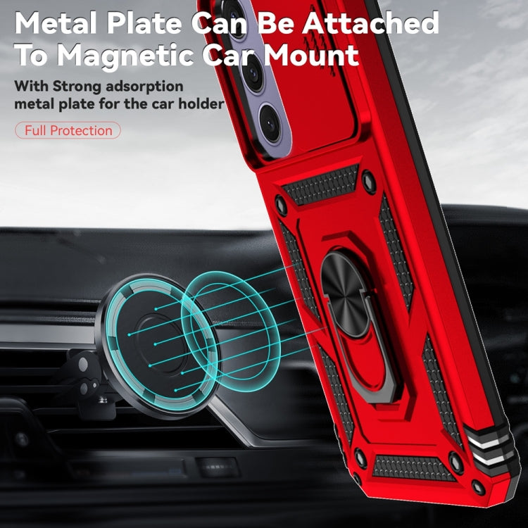 For Samsung Galaxy S24 FE 5G Sliding Camshield Holder Phone Case