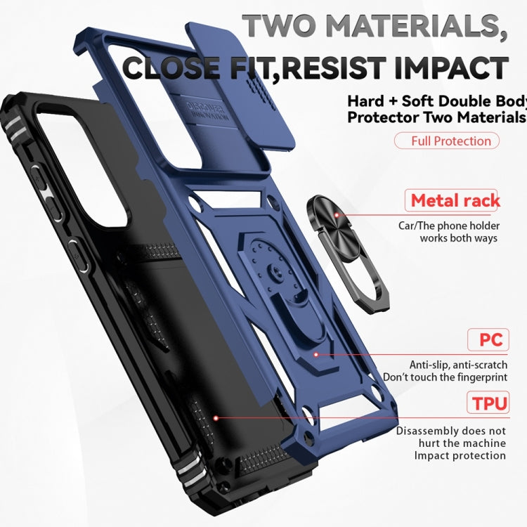 For Samsung Galaxy S24 FE 5G Sliding Camshield Holder Phone Case