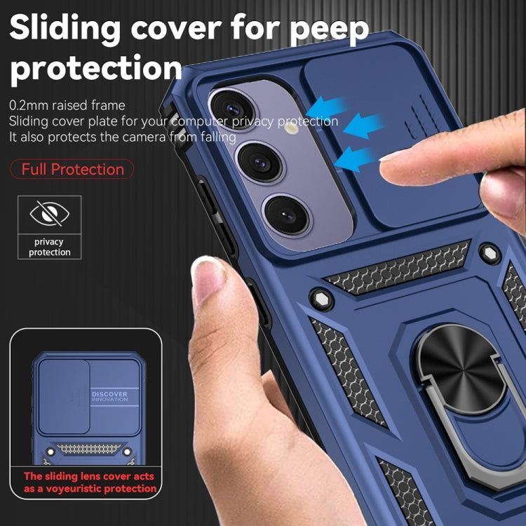 For Samsung Galaxy S24 FE 5G Sliding Camshield Holder Phone Case