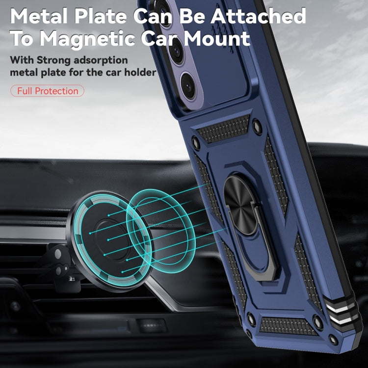 For Samsung Galaxy S24 FE 5G Sliding Camshield Holder Phone Case