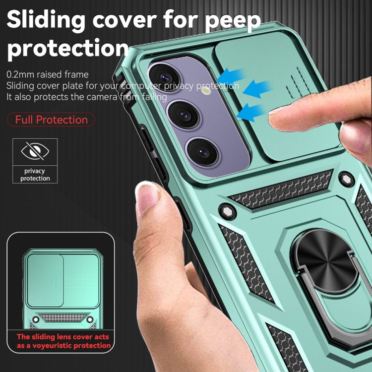 For Samsung Galaxy S24 FE 5G Sliding Camshield Holder Phone Case
