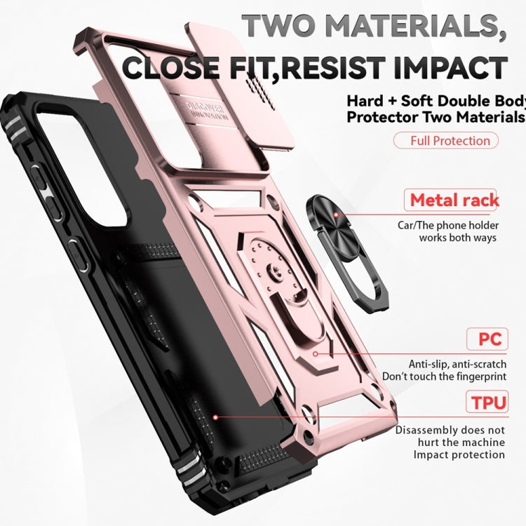For Samsung Galaxy S24 FE 5G Sliding Camshield Holder Phone Case