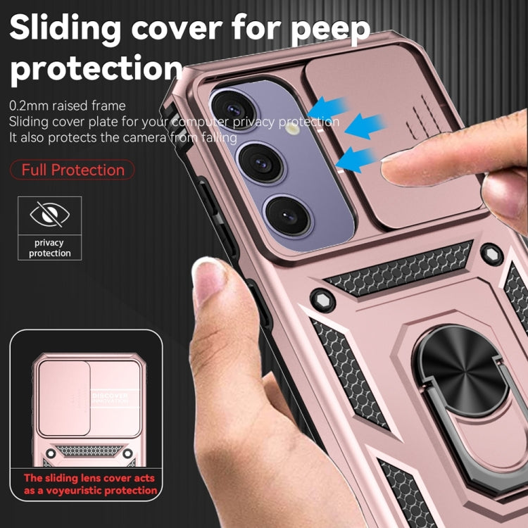 For Samsung Galaxy S24 FE 5G Sliding Camshield Holder Phone Case