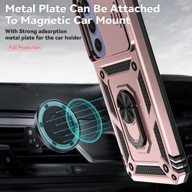 For Samsung Galaxy S24 FE 5G Sliding Camshield Holder Phone Case