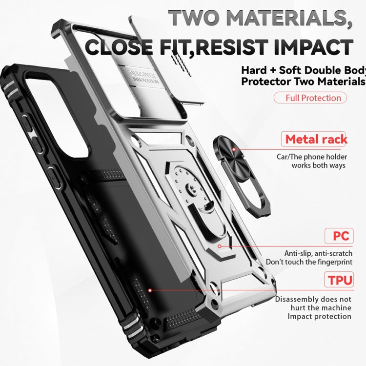 For Samsung Galaxy S24 FE 5G Sliding Camshield Holder Phone Case