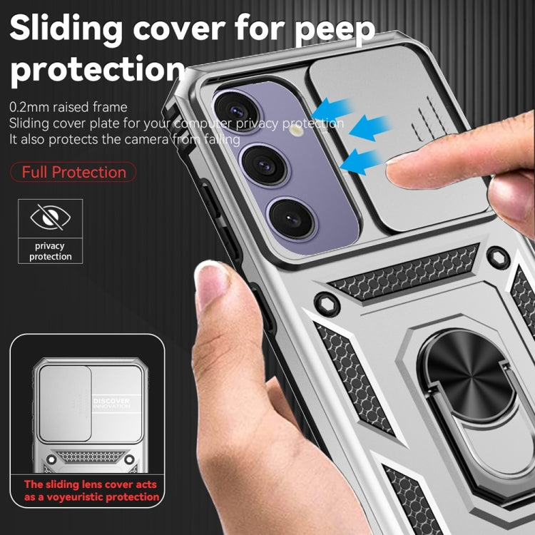 For Samsung Galaxy S24 FE 5G Sliding Camshield Holder Phone Case