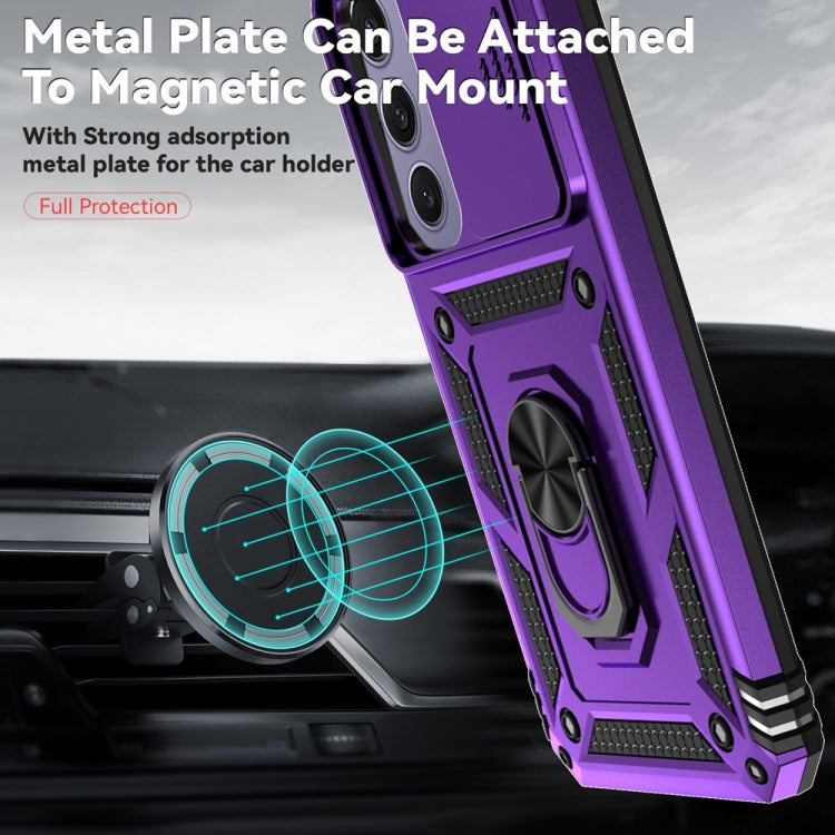 For Samsung Galaxy S24 FE 5G Sliding Camshield Holder Phone Case
