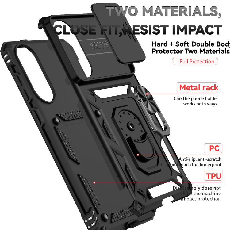 For Samsung Galaxy S25 Edge 5G Sliding Camshield Holder Phone Case
