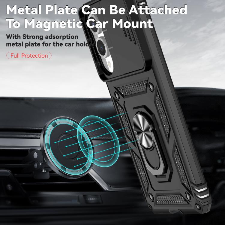 For Samsung Galaxy S25 Edge 5G Sliding Camshield Holder Phone Case