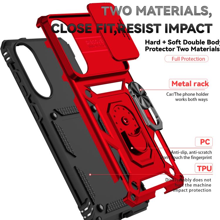 For Samsung Galaxy S25 Edge 5G Sliding Camshield Holder Phone Case