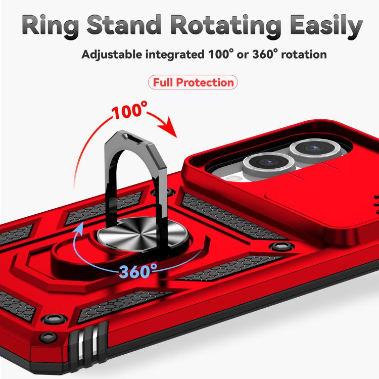 For Samsung Galaxy S25 Edge 5G Sliding Camshield Holder Phone Case