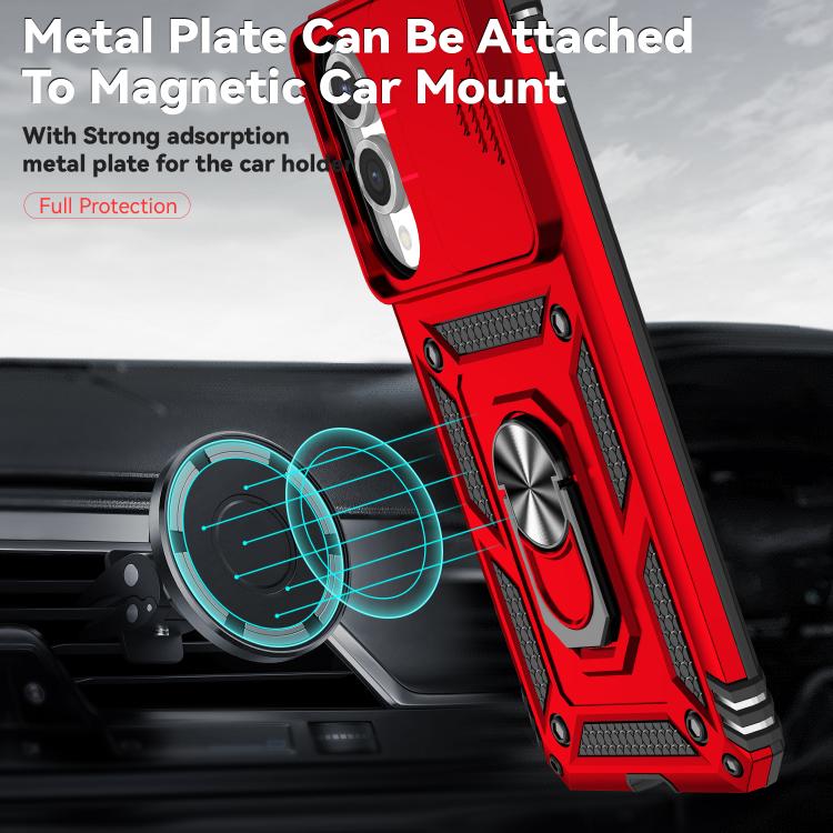 For Samsung Galaxy S25 Edge 5G Sliding Camshield Holder Phone Case